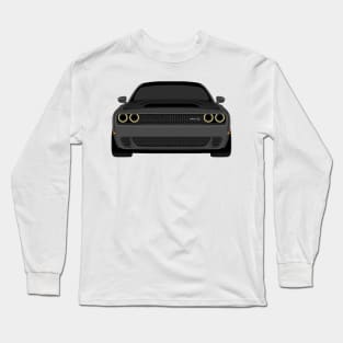 DODGE DEMON FRONT DARK-GREY Long Sleeve T-Shirt